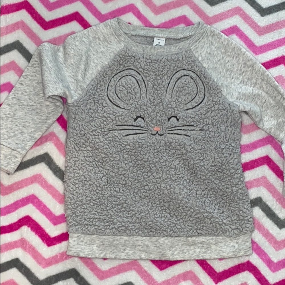 Fluffy mouse sweatshirt